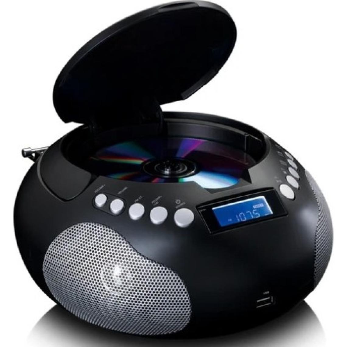 Lenco SCD-331BK - USB ve Bluetooth® Özellikli Taşınabilir Radyo/cd/mp3 Çalar - Pil ve Şebeke Elektriğiyle Çalışan Radyo