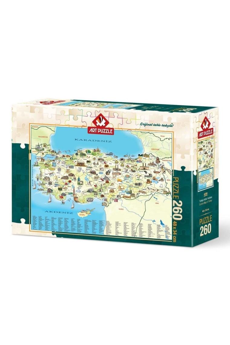 260 Parça Türkiye Kültür Haritasi 4288
