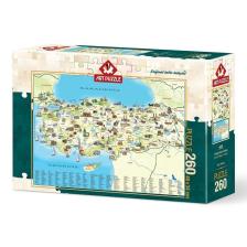 260 Parça Türkiye Kültür Haritasi 4288