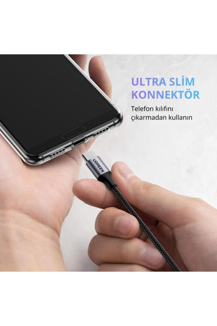 Usb Type-c 3.5 mm Uyumlu Aux Ses Kablosu Gümüş
