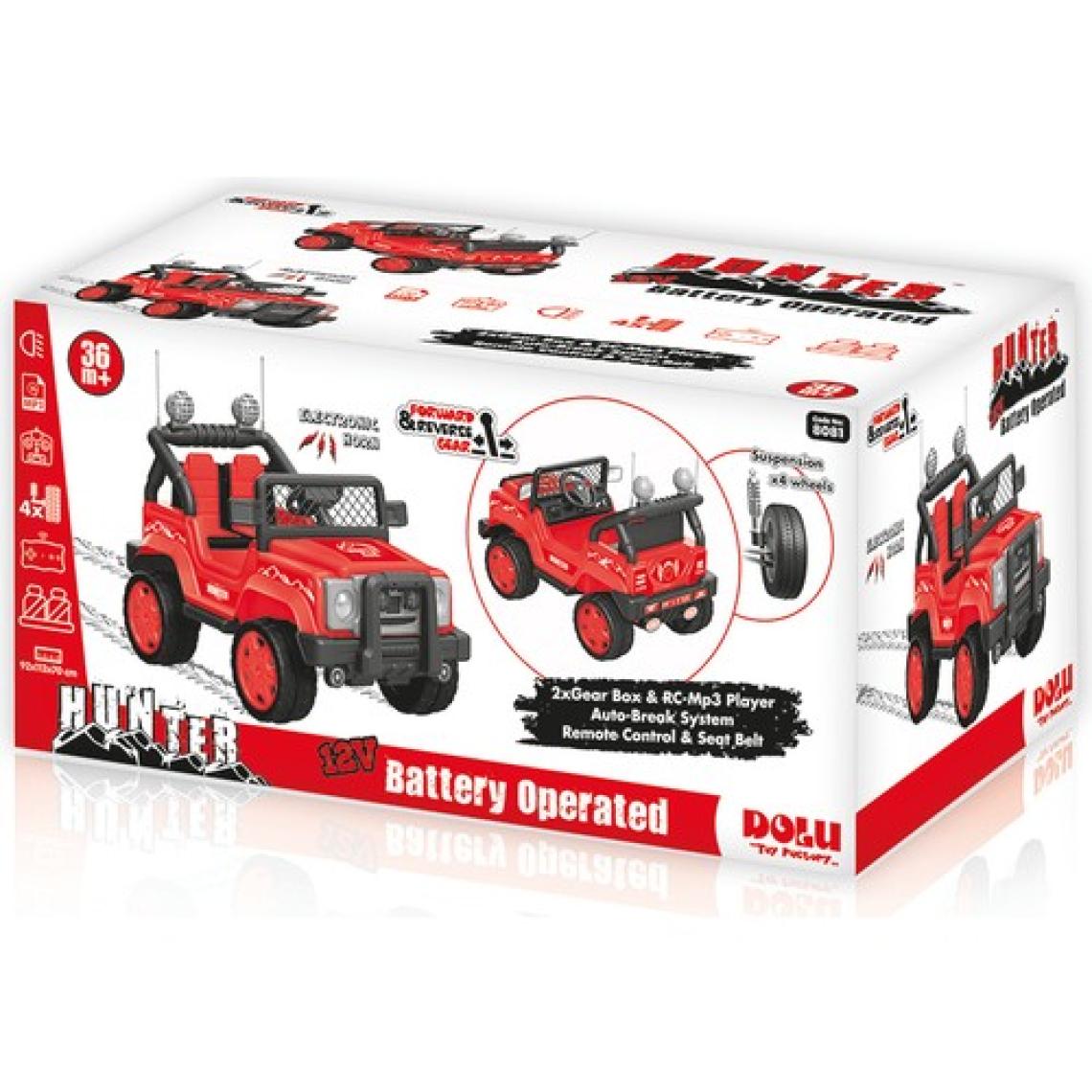 Dolu 8081 Hunter 12V Mp3 Player Kumandalı Jeep