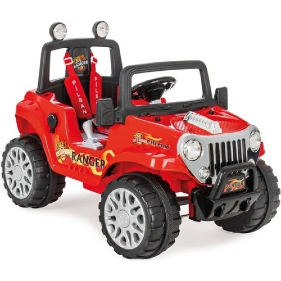 Pilsan 05-107 Ranger Uzaktan Kumandalı Kırmızı 12 V Akülü Araba