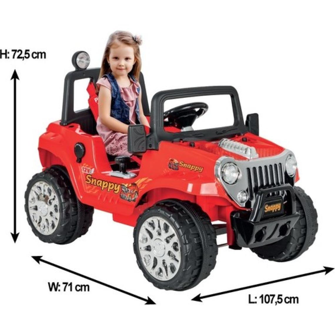 Pilsan 05-239 Snappy Kırmızı 12 V Akülü Jeep