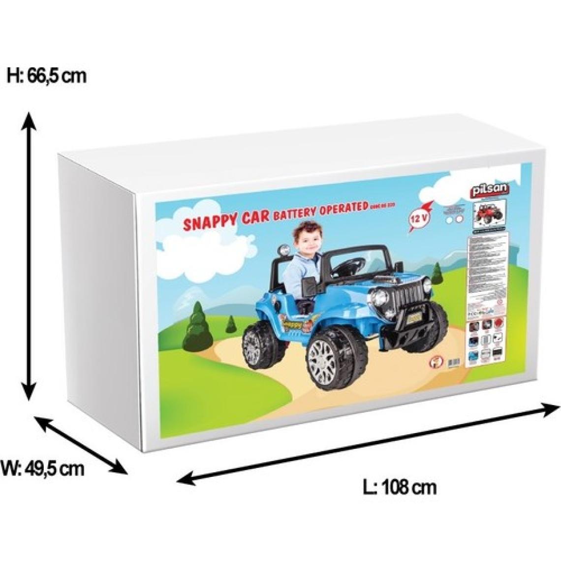 Pilsan 05-239 Snappy Kırmızı 12 V Akülü Jeep