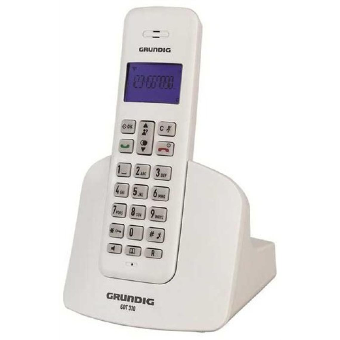 Grundig  Gdt 310 Beyaz Dect Telefon