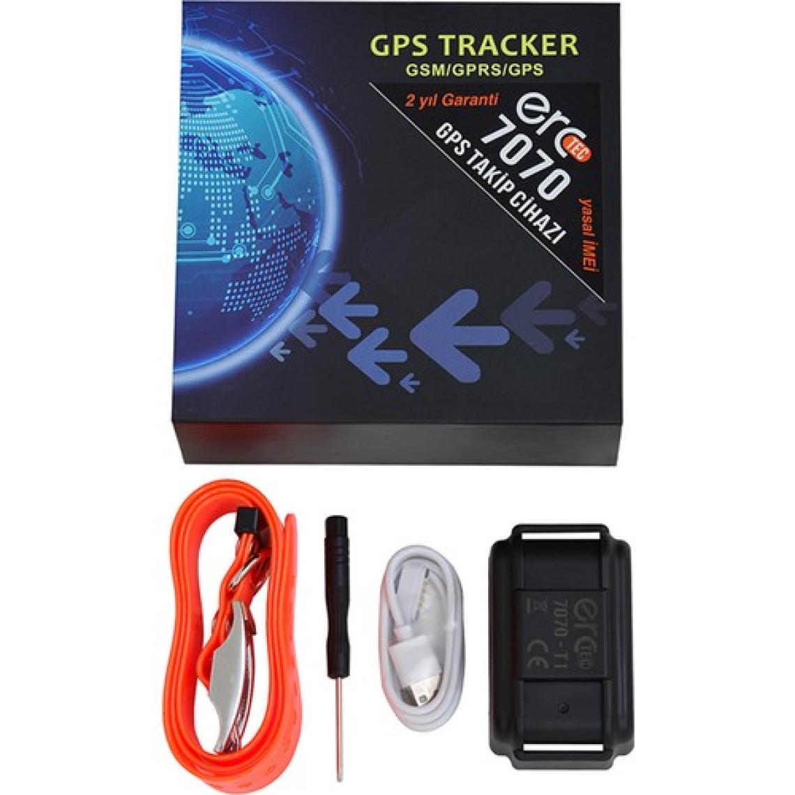 ercTEC T1 Gps Hayvan Takip Cihazı (Sim Kartlı, BTK İmei Kayıtlı, Ücretsiz Türkçe Uygulama, Şarjlı, Su Geçirmez)