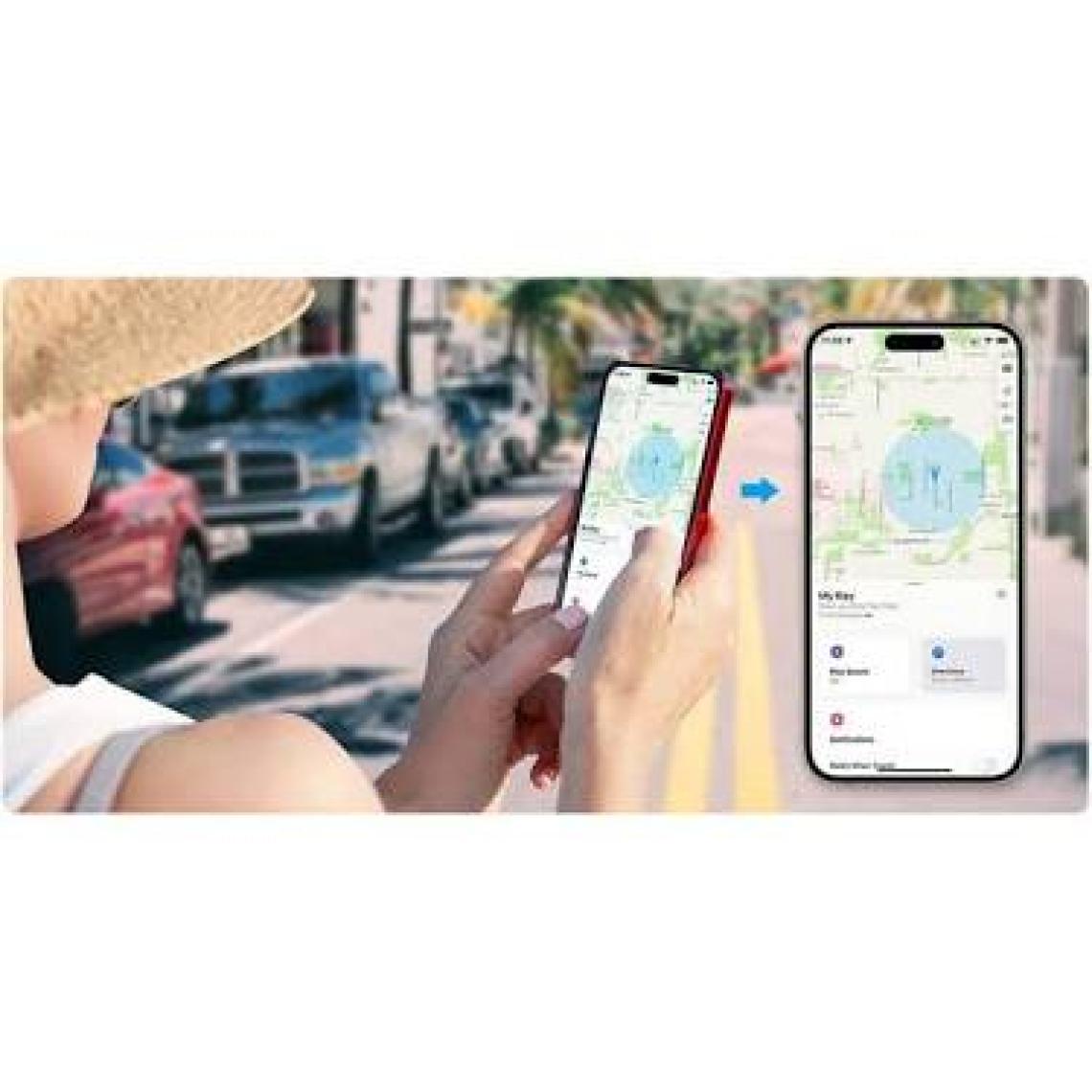 Lifemate LifeTag Apple Uyumlu Apple MFI Lisanslı Akıllı Takip Cihazı - Beyaz (Sadece Apple ile Uyumludur)
