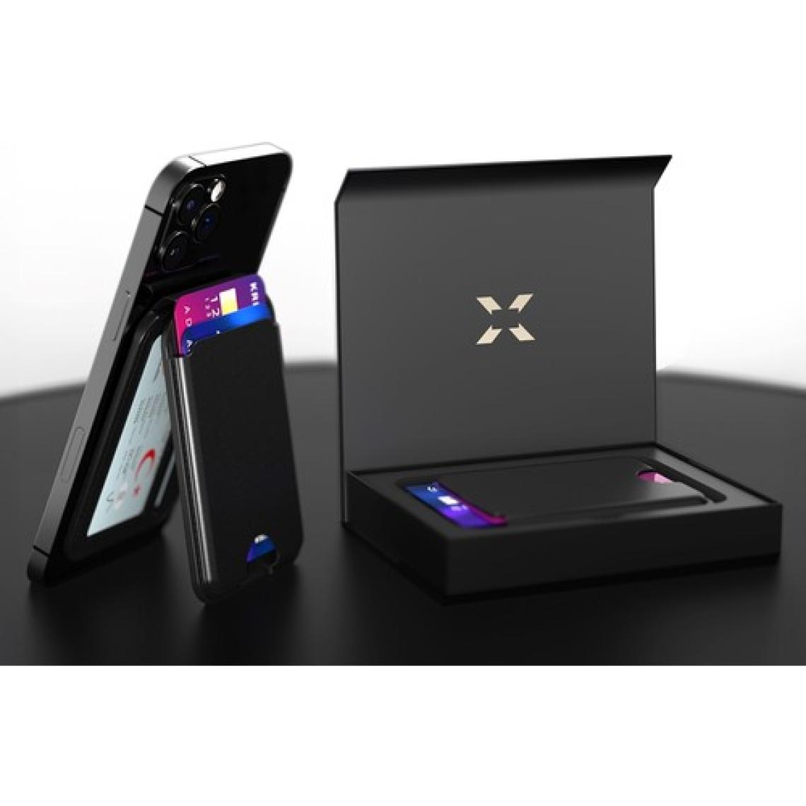Xenon Smart Apple İphone için Magsafe ile Uyumlu Akıllı Deri Cüzdan Güçlü Mıknatıslı Takip Edilebilir Manyetik Kartlık X6608
