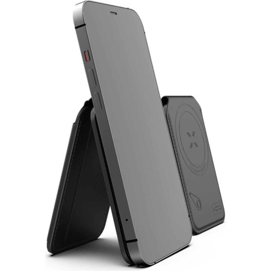 Xenon Smart Apple İphone için Magsafe ile Uyumlu Akıllı Deri Cüzdan Güçlü Mıknatıslı Takip Edilebilir Manyetik Kartlık X6608