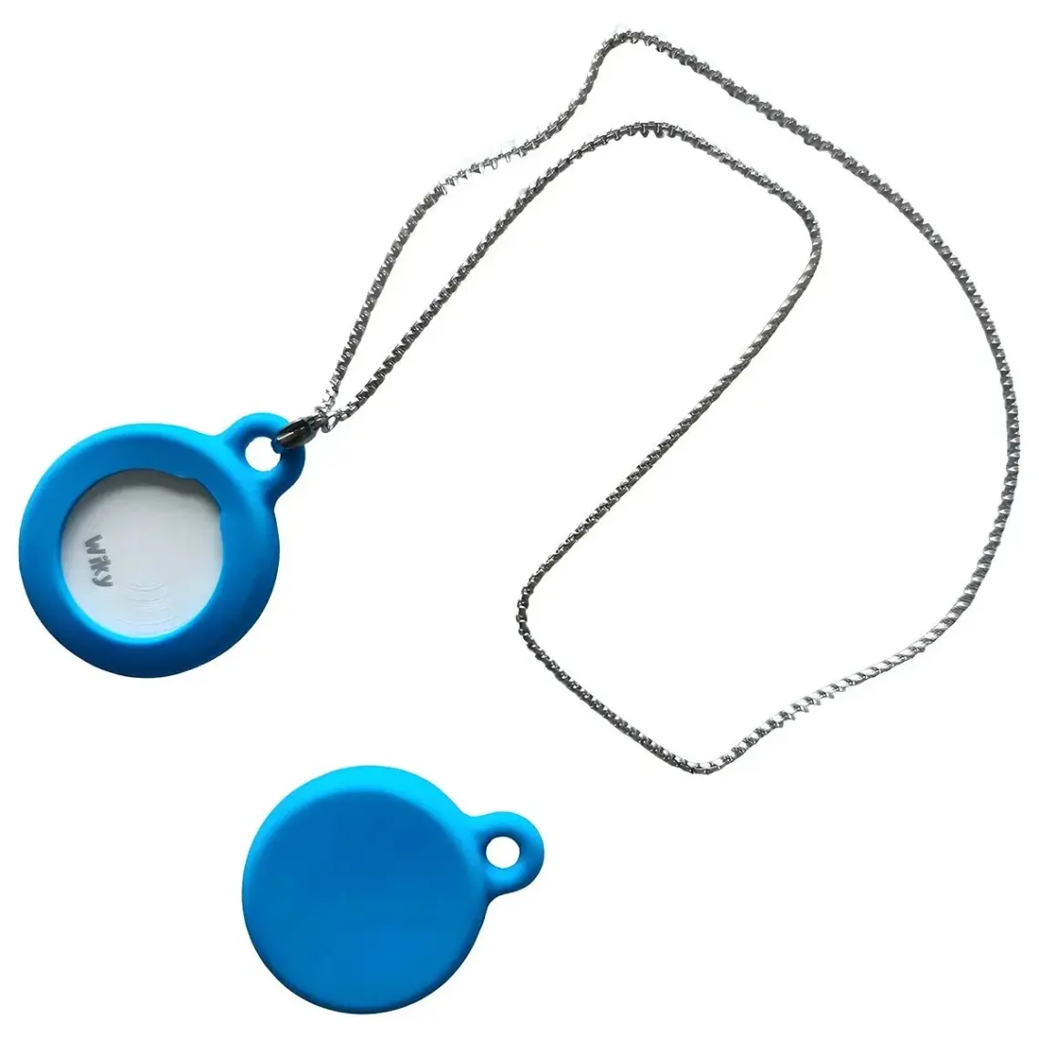 Wiky WikyTag Çocuk Smart AirTag Mavi - Akıllı Konum Takip Cihazı (Apple Uyumlu)