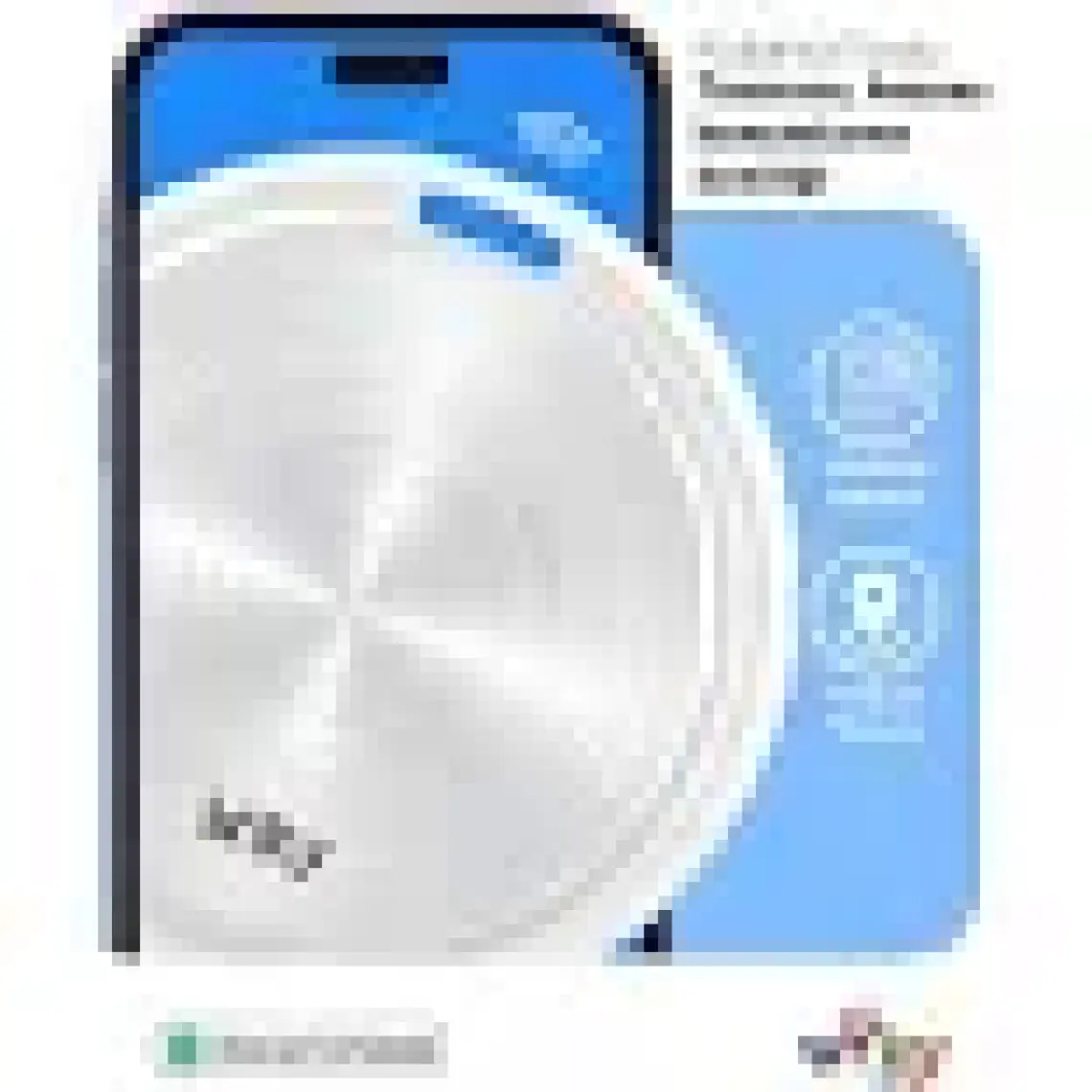 Wiky WikyTag Çocuk Smart AirTag Mavi - Akıllı Konum Takip Cihazı (Apple Uyumlu)