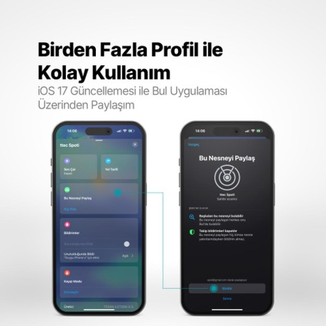 Ttec Spoti Apple Lisanslı Bul Uygulaması Uyumlu Sesli Uyarı Bildirimli Akıllı Takip Cihazı