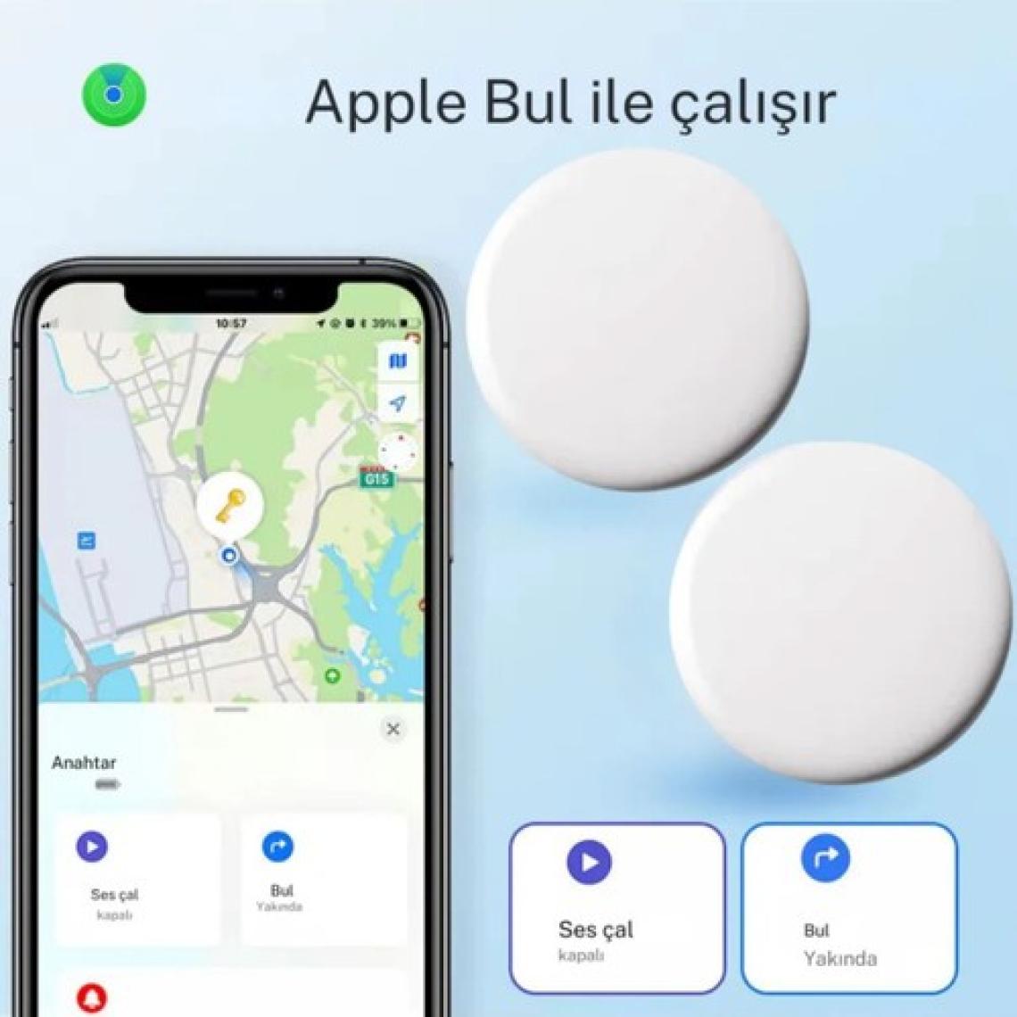 vooka Airtag Gps İos Android Uyumlu Taşınabilir Takip Cihazı