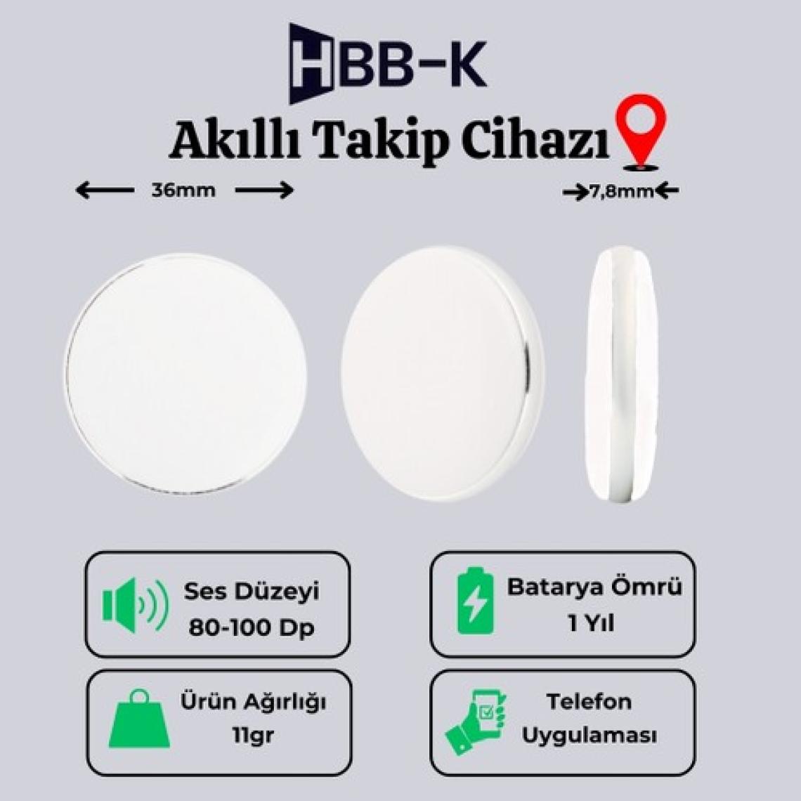 Hbb Findmy Tag Ios & Android Uyumlu Airtag Akıllı Takip Cihazı