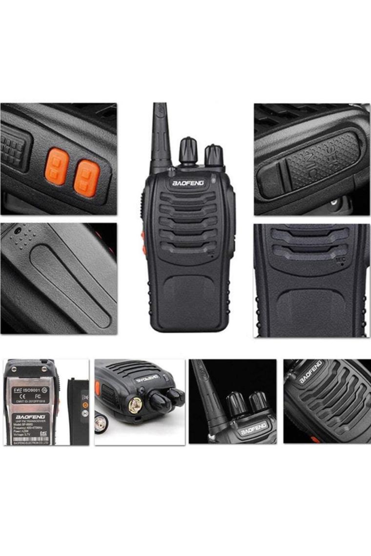 Bf888s 5w Vox Uhf/vhf Ctcss/dcs 2'li El Telsiz Seti