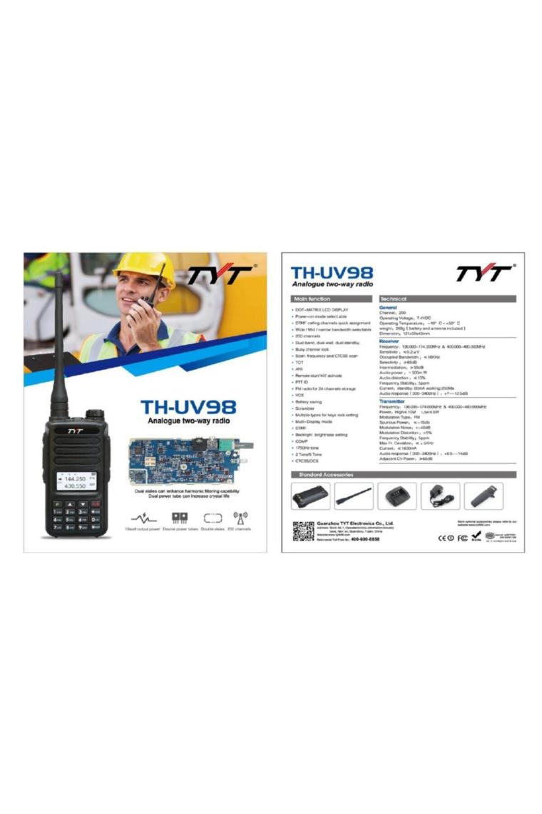Th Uv-98 Dual Band El Telsizi