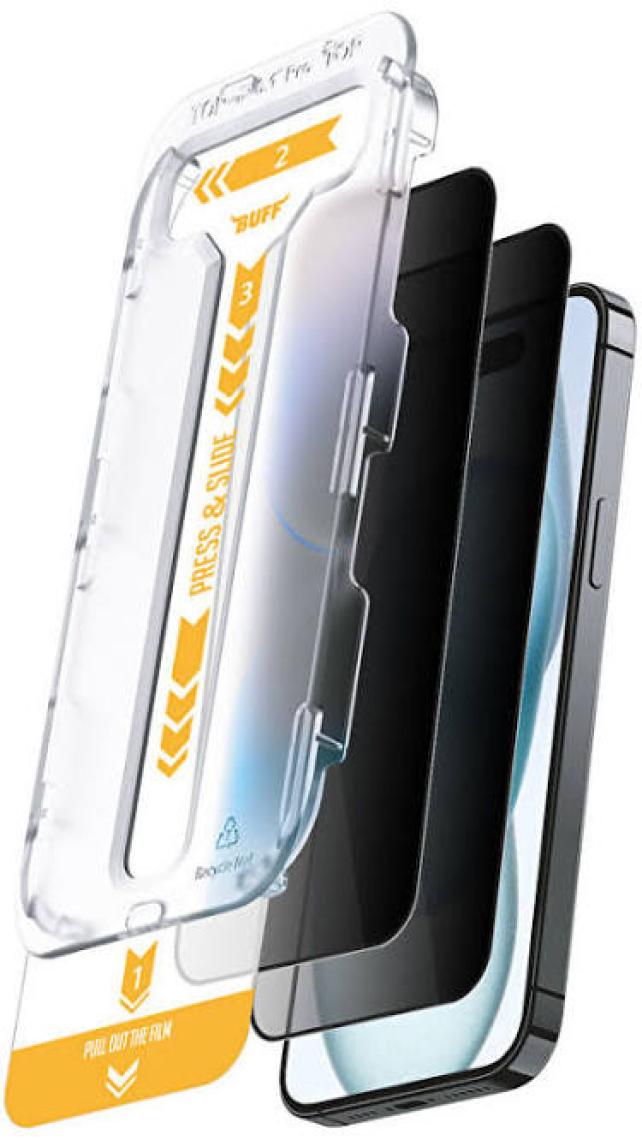 Buff iPhone 15 5d Privacy Easyfit Screen Protector