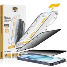 Buff iPhone 15 5d Privacy Easyfit Screen Protector