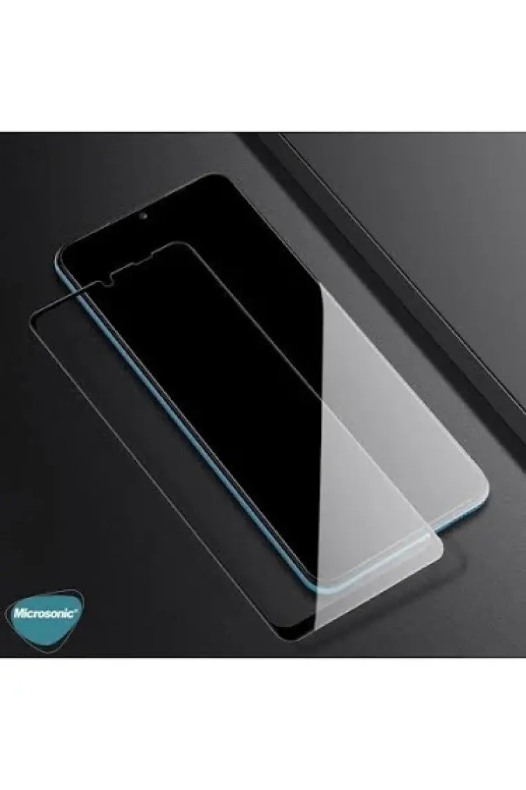 Microsonic Samsung Galaxy A14 Tam Kaplayan Temperli Cam Ekran Koruyucu Siyah