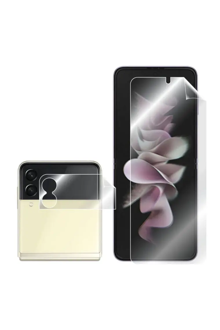 Ipg Samsung Galaxy Z Flip3 Görünmez Ekran Koruyucu (Ön ve Iç Ekran)
