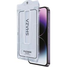 Shaza Airglass Uygulama Aparatlı Cam Ekran Koruyucu iPhone 13 Pro Max/14 Plus