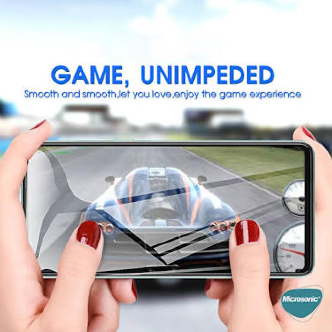 Microsonic Samsung Galaxy A32 5g Tam Kaplayan Temperli Cam Ekran Koruyucu Siyah