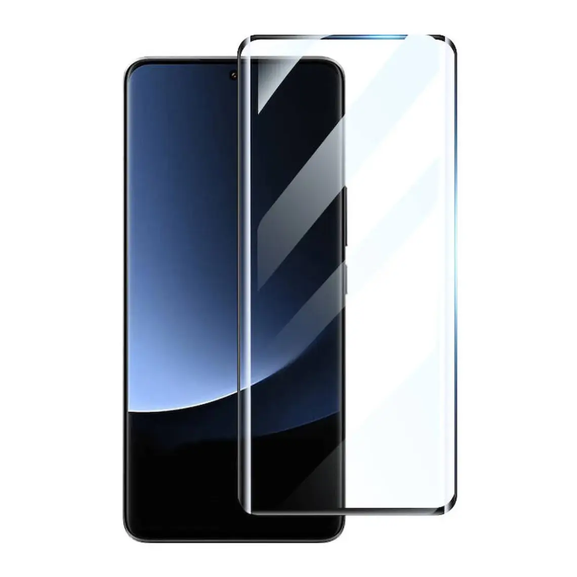 Coolacs Xiaomi Mi 13 Ultra ile Uyumlu Şeffaf Esnek Kavisli Ekranı Tam Kaplayan Pet Ekran Koruyucu