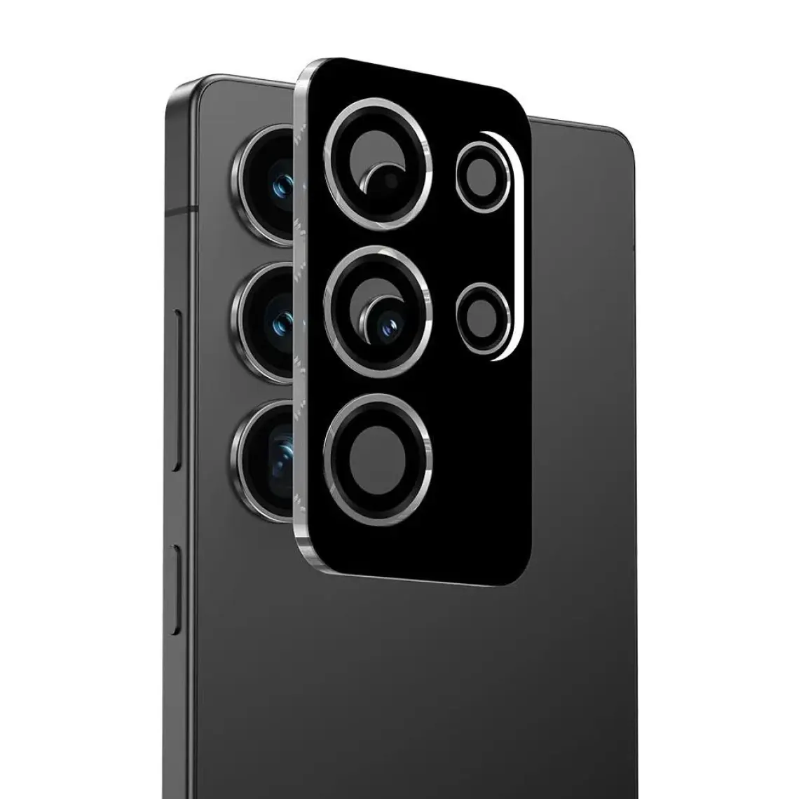 Benks Galaxy S25 Ultra Kamera Lens Koruyucu Glass Warrior Kolay Uygulama Aparatlı Şeffaf