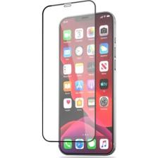 Ally Apple iPhone 12- 12 Pro 6.1 Full Glue Tempered Cam Ekran Koruyucu Full Kaplama AL-33183 Siyah