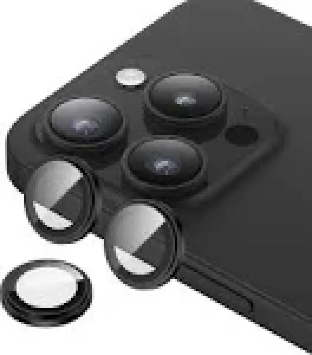 iPhone 15 Pro ​uyumlu Benks King Kong Corning Kamera Lens Koruyucu Siyah