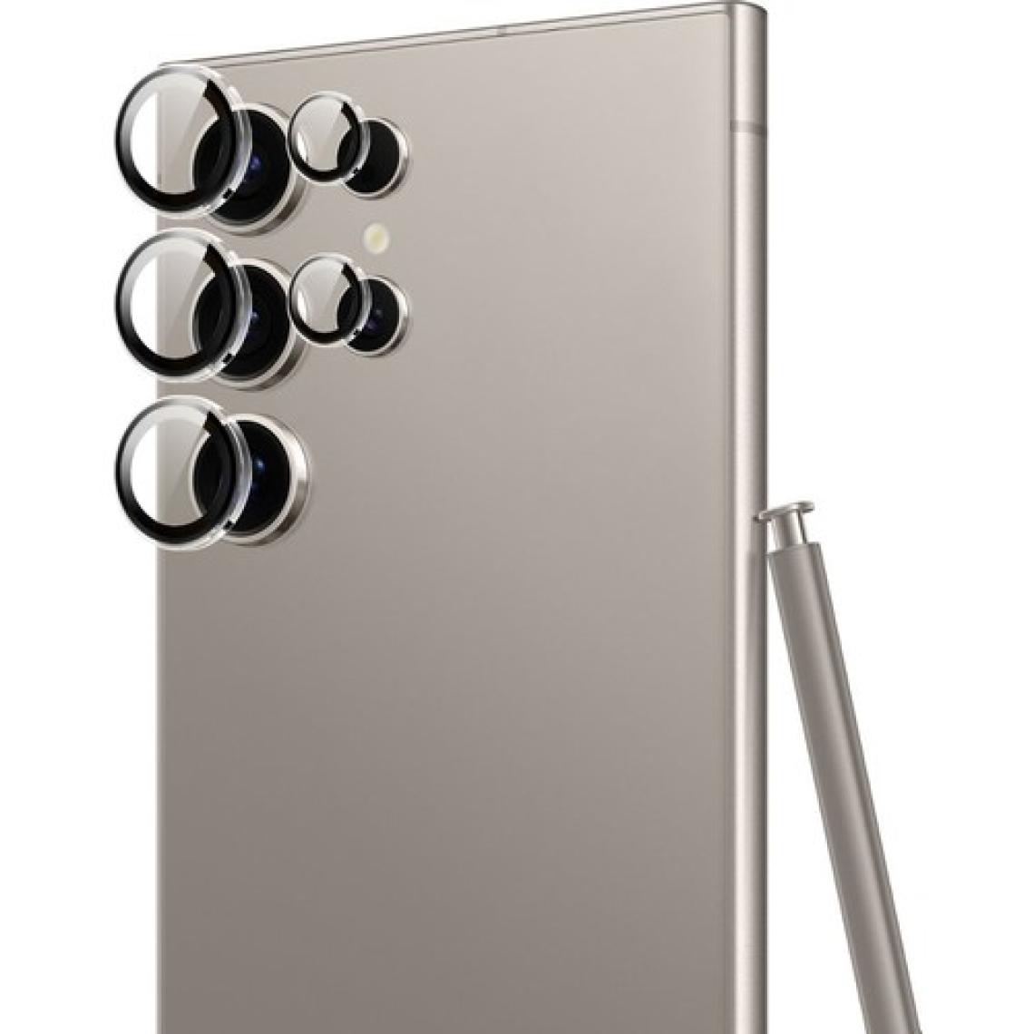 Wiwu Galaxy S25 Ultra Wiwu LG-011 Lens Guard Anti Reflectiv Kamera Lens Koruyucu Uygulama Aparatlı Şeffaf