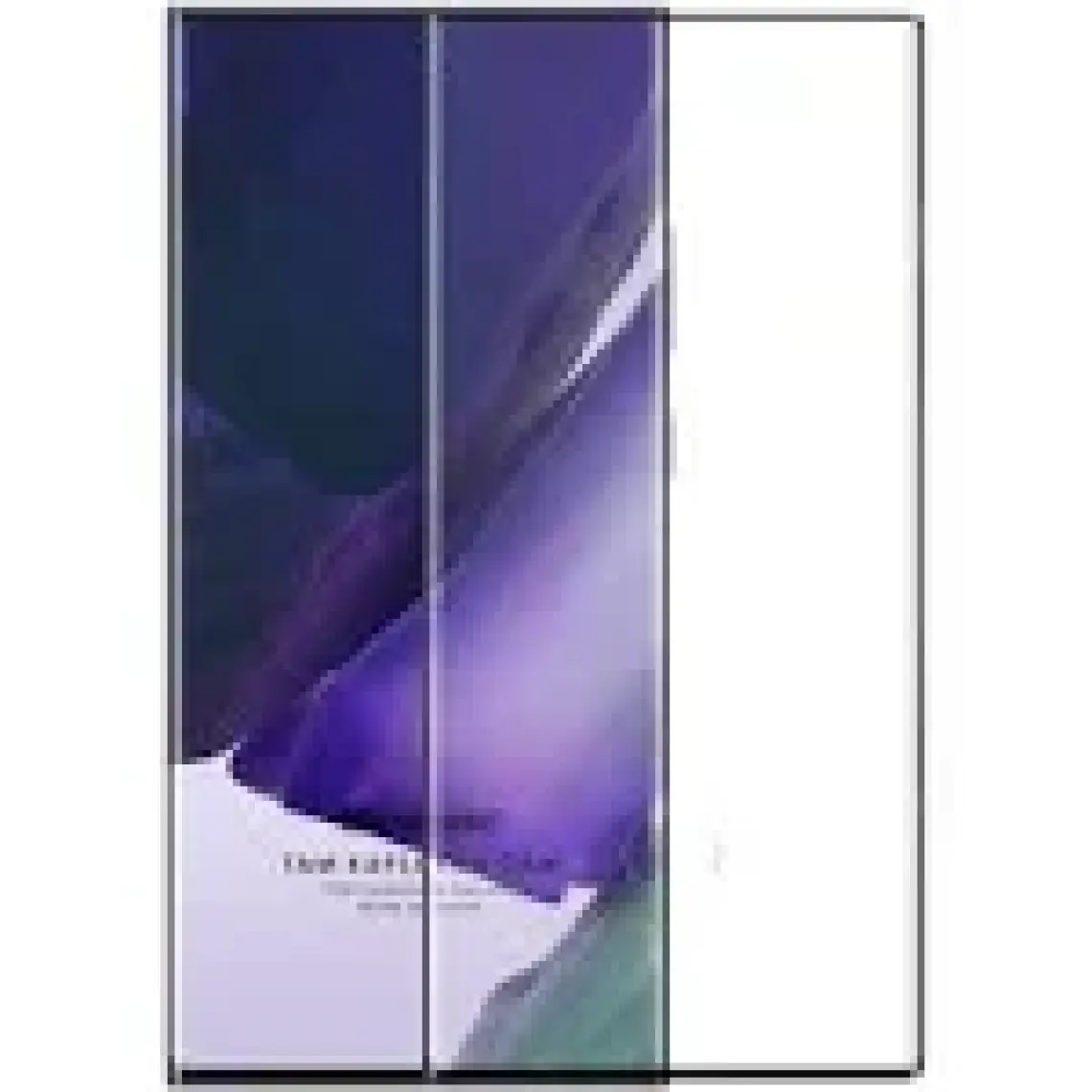 Microsonic Samsung Galaxy Note 20 Ultra Tam Kaplayan Temperli Cam Ekran Koruyucu Siyah