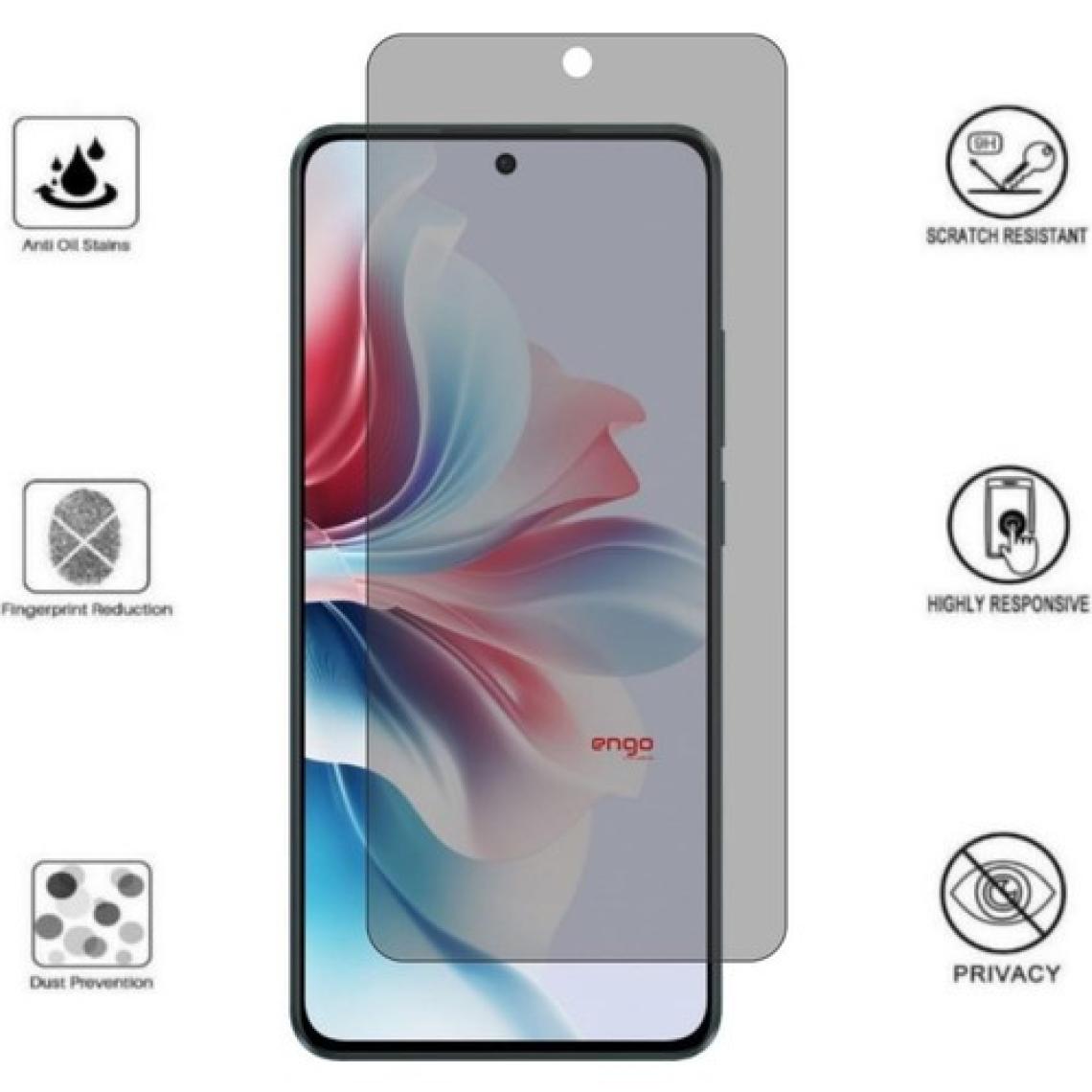 Engo Oppo RENO11 F 5g Ile Uyumlu Hayalet Ekran Koruyucu Şeffaf