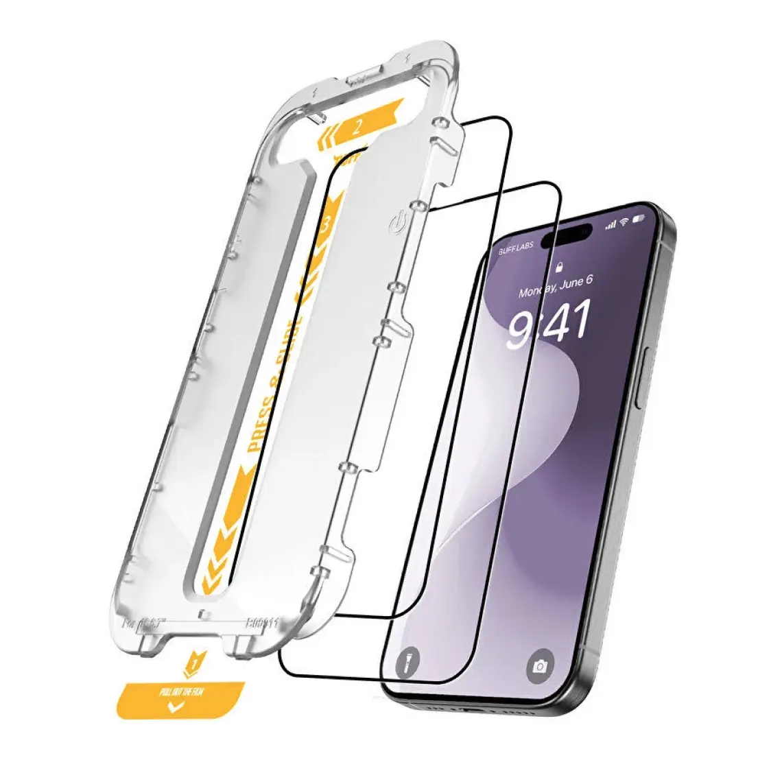 Buff Apple iPhone 16 Plus 5d Easyfit 2 Adet Ekran Koruyucu
