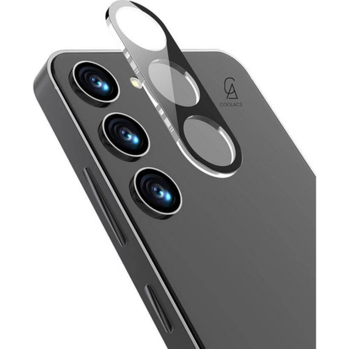 Wowacs Samsung Galaxy S24 Uyumlu Kamera Lens Koruyucu Tam Kaplayan Kavisli Kamera Lens Koruyucu