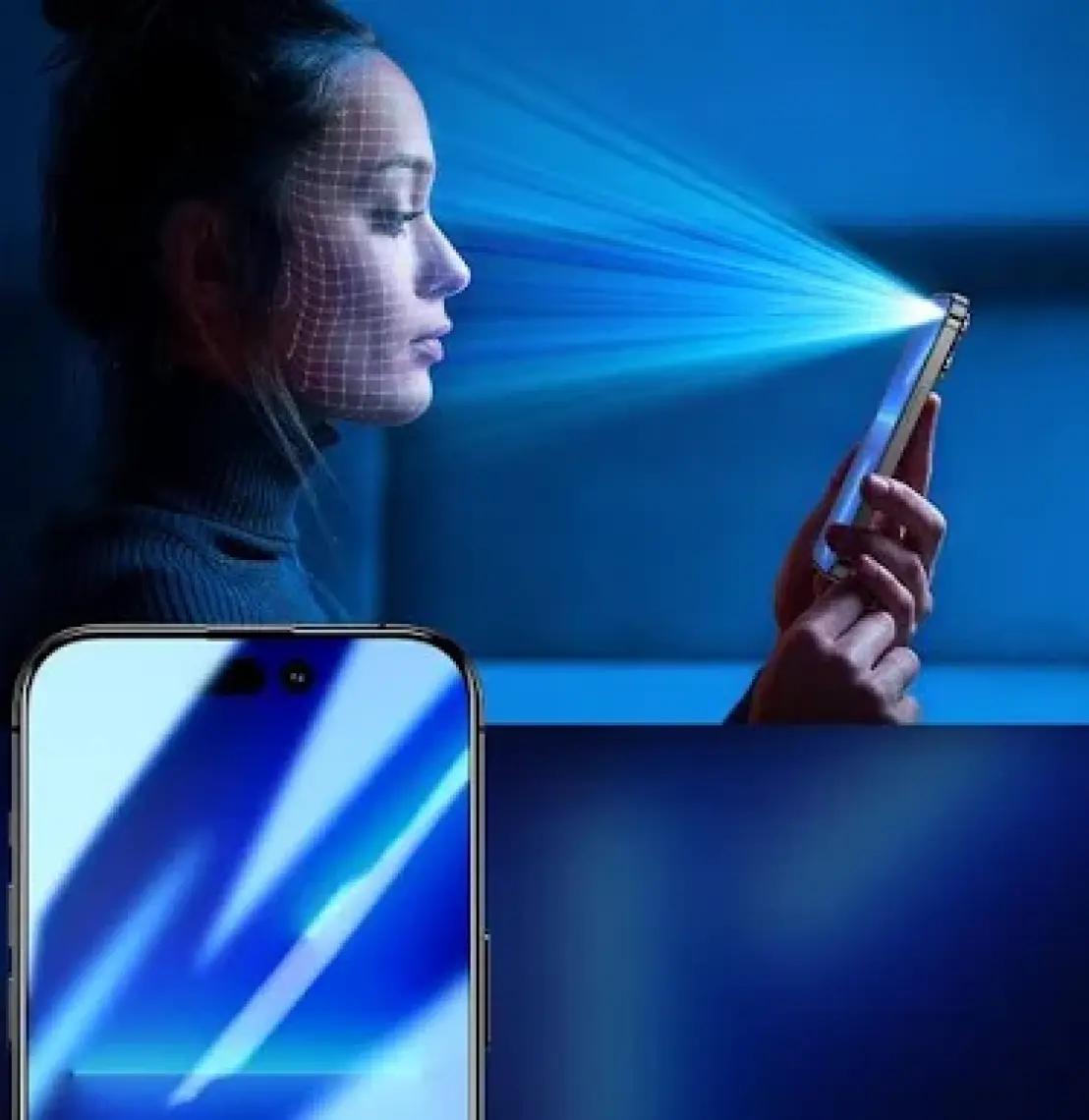 Joyroom Apple iPhone 14 Pro Max Hayalet-Privacy Cam Ekran Koruyucu