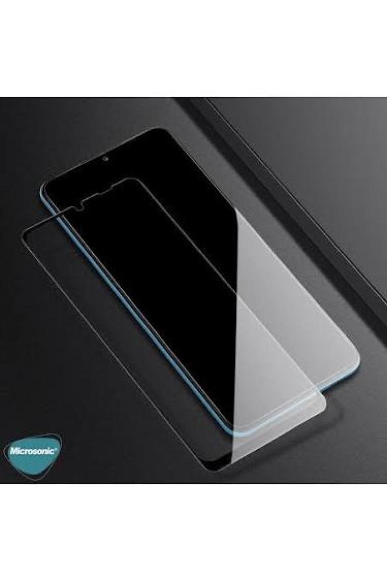 Microsonic Samsung Galaxy A13 4g Tam Kaplayan Temperli Cam Ekran Koruyucu Siyah