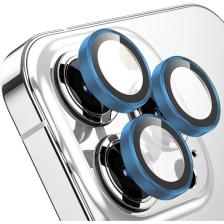 Buff iPhone 14 Pro Max / 14 Pro Kamera Metal Lens Koruyucu Navy Blue