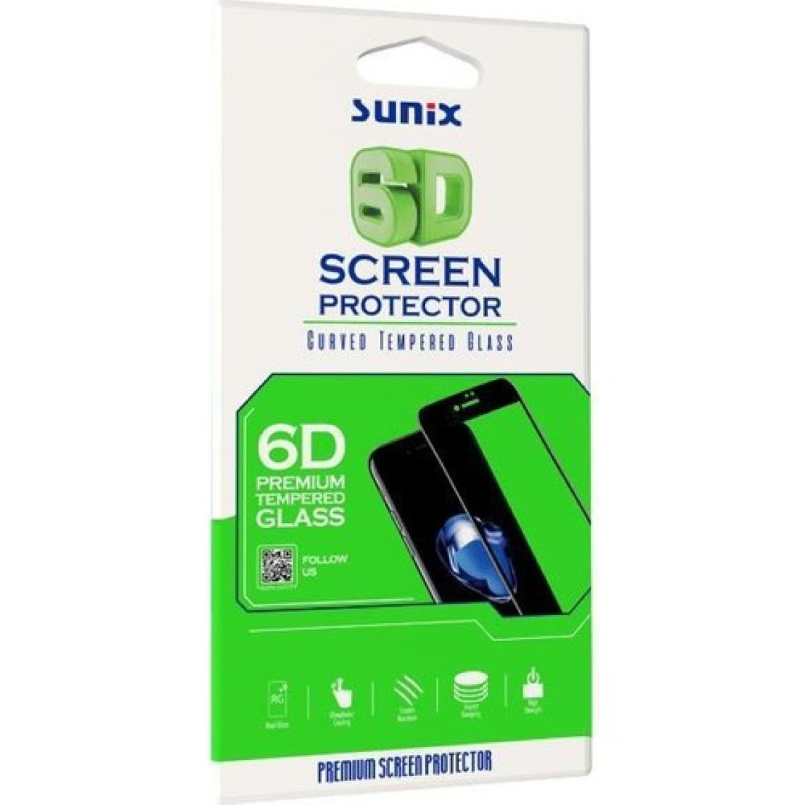 Sunix Iphone 11/xr ile Uyumlu 6d Temperli Ekran Koruyucu Cam Siyah 2 Adet
