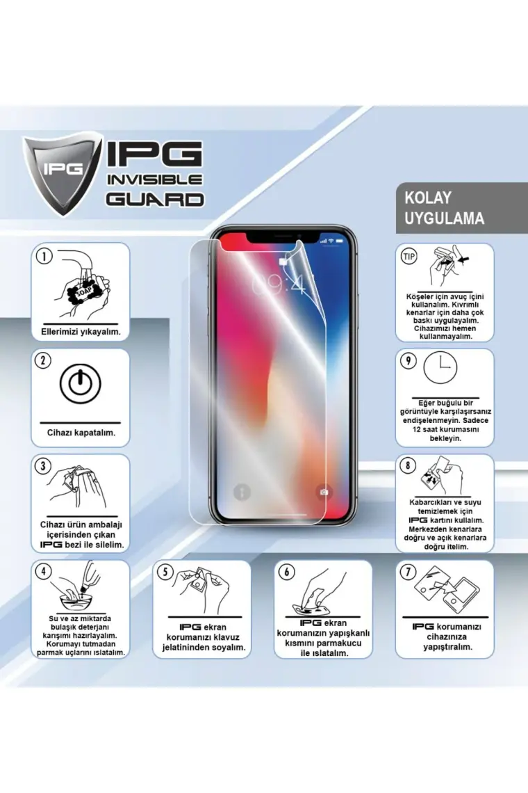 IPG Ipg Honor X9A Görünmez Ekran Koruyucu