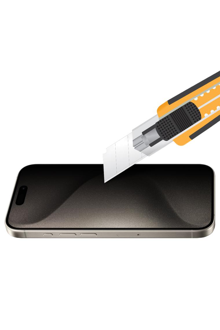 Buff iPhone 15 Pro Max 5d Privacy Easyfit Ekran Koruyucu