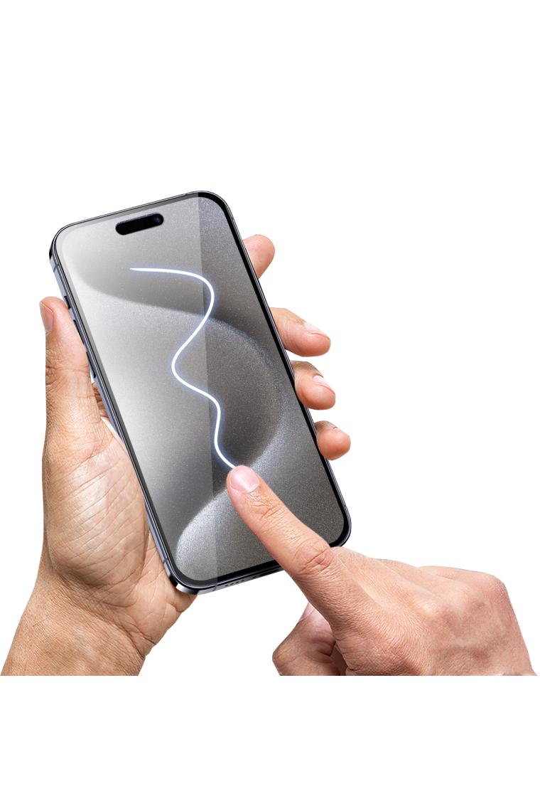 Buff iPhone 15 Pro Max 5d Privacy Easyfit Ekran Koruyucu