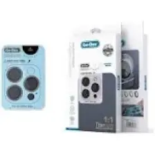 Go-Des Apple iPhone 15 Pro Uyumlu Go Des Titanium Premium Temperli Kamera Lens Koruyucu Siyah