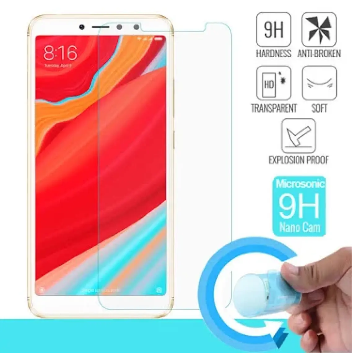 Kvy Xiaomi Redmi S2 Nano Cam Ekran Koruyucu