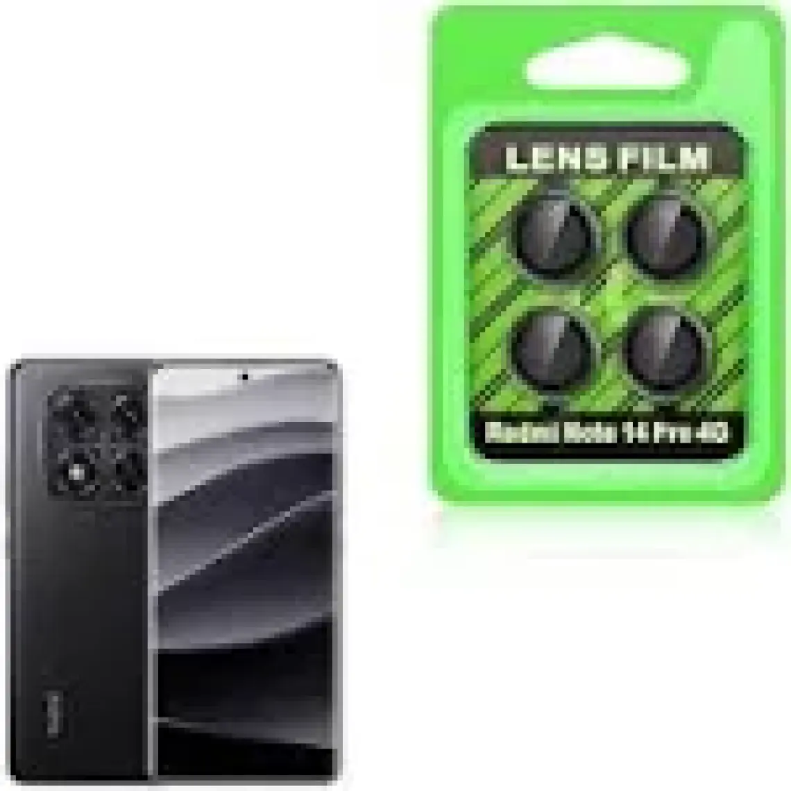 Vendas Xiaomi Redmi Note 14 Pro 4G Zore CL-07 Kamera Lens Koruyucu