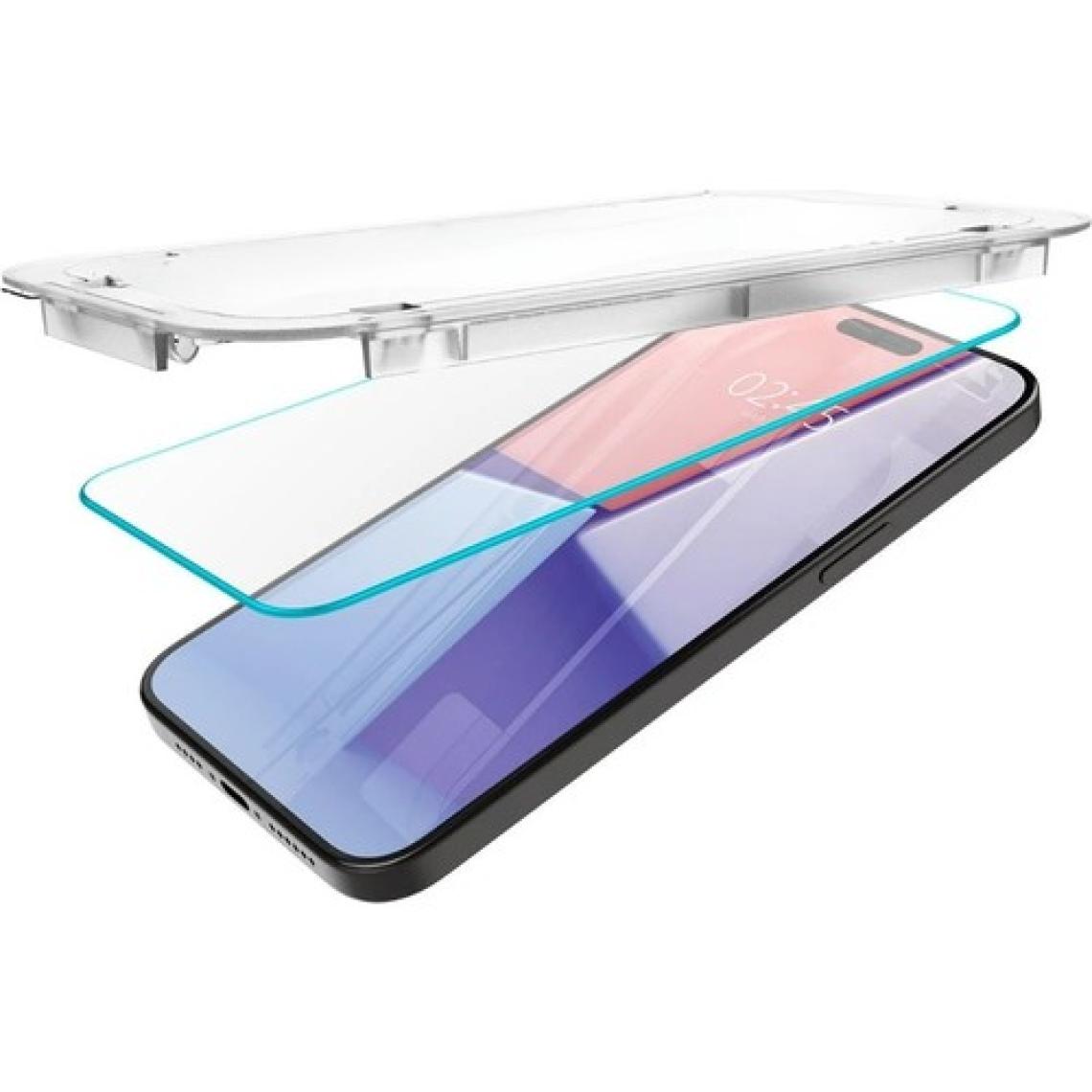 Shaza Airglass Uygulama Aparatlı Cam Ekran Koruyucu iPhone 15 Plus