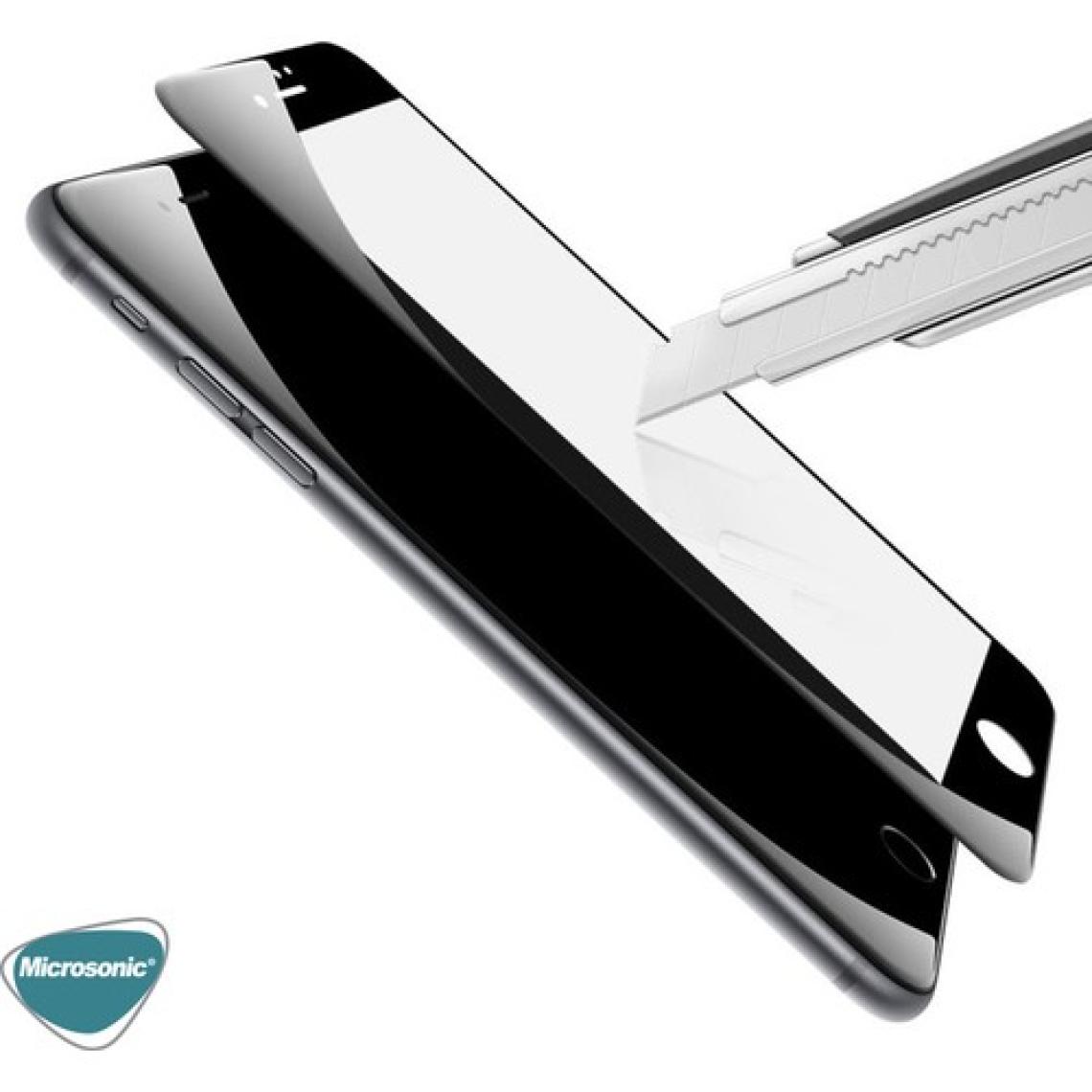 Microsonic Apple iPhone Se 2020 Tam Kaplayan Temperli Cam Ekran Koruyucu Beyaz