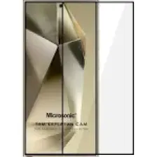 Microsonic Samsung Galaxy S24 Ultra Tam Kaplayan Temperli Cam Ekran Koruyucu Siyah