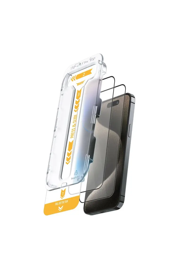 Buff iPhone 15 Pro Max 5d Easyfit 2 Adet Ekran Koruyucu