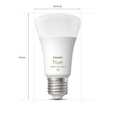 Philips HueWCA 9-75W E27 1100 Lumen Renkli Akıllı Ampul 2'li Ekopaket A60
